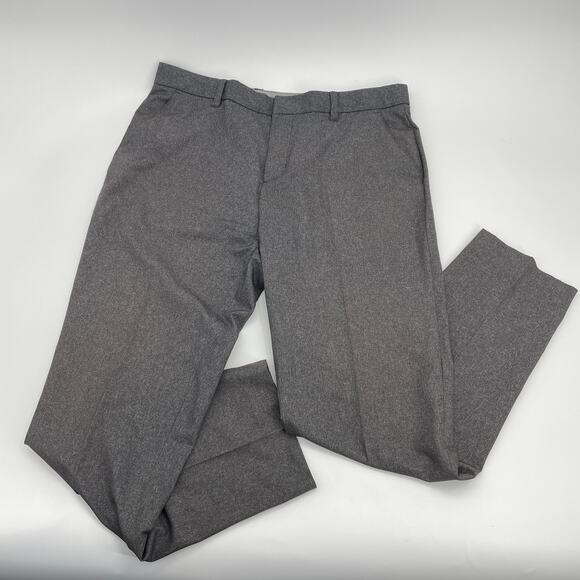 ADI PURE By ADIDAS Golf Pants Straight Leg Stretch Flat Front Slacks Men's 35 - Picture 1 of 6